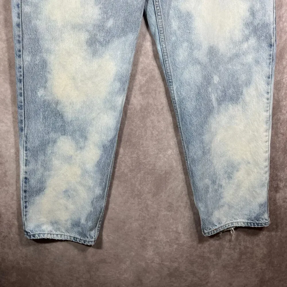 Vintage Levi's 550 Jeans Mens 38X30 Blue Acid Wash Denim Tapered Relaxed Fit 90s